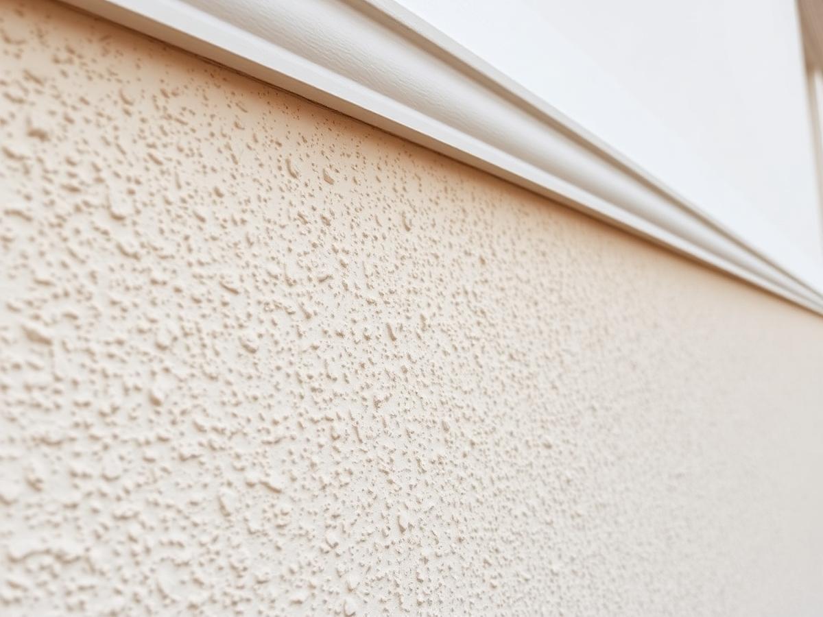 Decorative external render finish